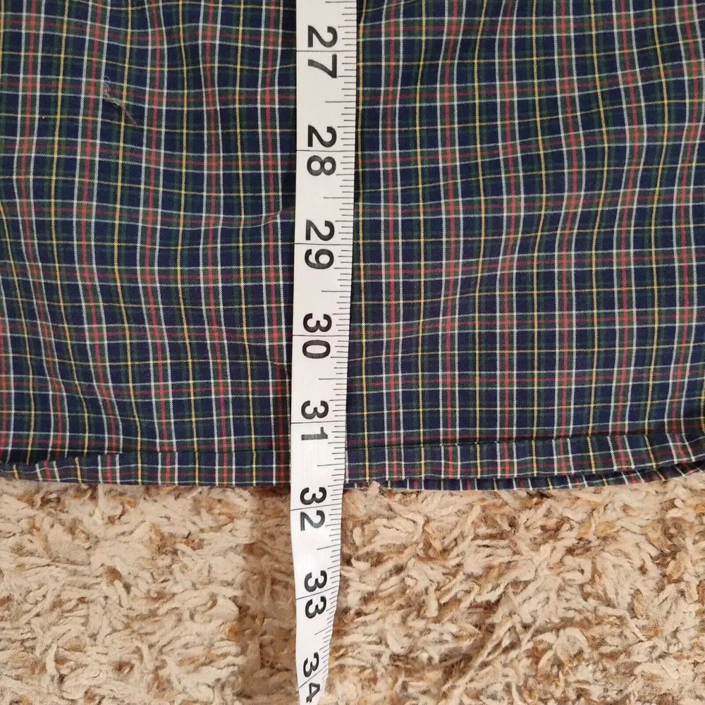 Ralph Lauren Men Size‎ M Blake Plaid Oxford Long Sleeve Button Up Shirt